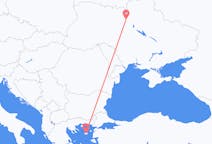 Flyg från Kiev, Ukraina till Lemnos, Grekland