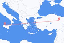 出发地 意大利出发地 巴勒莫目的地 土耳其錫瓦斯的航班