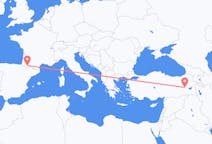 Flights from Muş, Turkey to Lourdes, France