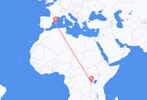 Flyrejser fra Kigali til Palma