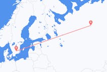 Flights from Ukhta, Russia to Växjö, Sweden