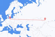 Flights from Gorno-Altaysk, Russia to Szczecin, Poland