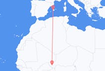 Flug frá Niamey til Palma