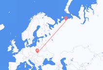 Flights from Naryan-Mar, Russia to Rzeszów, Poland