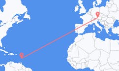 Flights from Fort-de-France, France to Salzburg, Austria