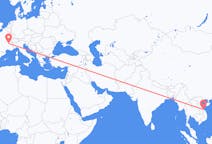 Flyrejser fra Hue, Vietnam til Lyon, Frankrig