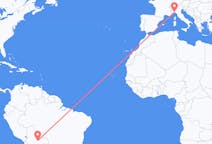 Flights from Santa Cruz de la Sierra to Genoa