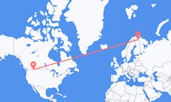 Flyreiser fra Kalispell, USA til Ivalo, Finland