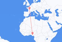 Flyreiser fra Asaba, Nigeria til Limoges, Frankrike