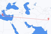 Flyreiser fra Lahore, til Khania