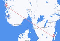 ノルウェーのから ベルゲン、スウェーデンのへ カルマル市フライト