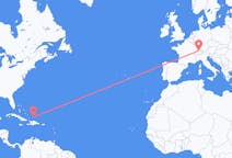 Flyg från Cockburn Town, Turks- och Caicosöarna till Zürich, Schweiz
