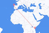 Flyg från Zanzibar till Vigo
