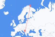 Flights from Kirkenes to Podgorica