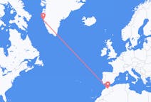 Flyreiser fra Fes, Marokko til Maniitsoq, Grønland
