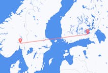 Flyreiser fra Villmanstrand, Finland til Oslo, Norge