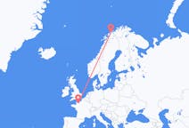 Voli da Caen, Francia a Tromsö, Norvegia