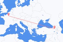 Flights from Kars, Turkey to Paris, France