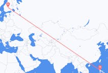 Flyreiser fra Manila, til Jyväskylä