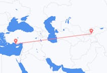Flyg från Fergana, Uzbekistan till Gazipaşa, Turkiet