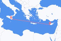 Vols depuis la ville de Paphos vers la ville de Comiso