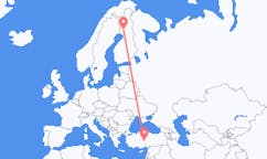 Loty z Rovaniemi, Finlandia do Nevşehiru, Turcja