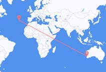 Voli da Perth, Australia a Terceira, Portogallo