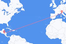 Flyreiser fra Tegucigalpa, Honduras til Pisa, Italia
