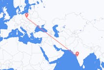 Flyrejser fra Pune, Indien til Lodz, Polen