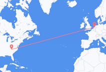 Flyg från Asheville, USA till Amsterdam, Nederländerna