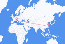 Flyreiser fra Wenzhou, Kina til Firenze, Italia