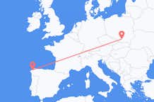 Flyrejser fra La Coruña til Krakow
