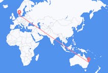 Flights from Ballina, Australia to Aarhus, Denmark