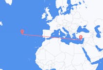 Flights from Paphos, Cyprus to Corvo Island, Portugal