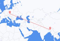 出发地 印度出发地 古瓦哈提目的地 捷克布尔诺的航班