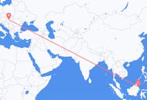 Flyrejser fra Tarakan, North Kalimantan, Indonesien til Budapest, Ungarn
