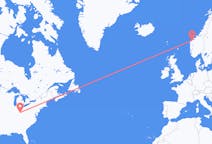 Flights from Cincinnati to Ålesund