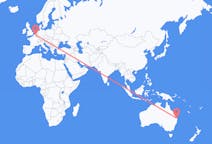 Flyg från Brisbane, Australien till Bryssel, Belgien