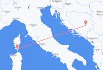 Flüge von Figari, nach Sarajevo