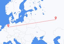 Flyg från Kazan, Ryssland till Münster, Tyskland