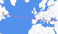 Flyrejser fra Sept-Îles, Canada til Sivas, Tyrkiet
