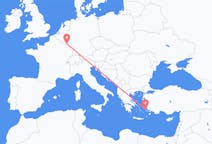 Flyrejser fra Leros til Luxembourg