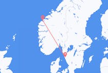 Flyreiser fra Ålesund, Norge til Göteborg, Sverige