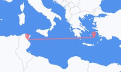 Flights from Enfidha, Tunisia to Astypalaia, Greece