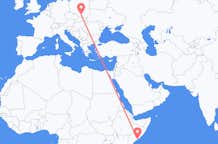 Flights from Mogadishu to Krakow