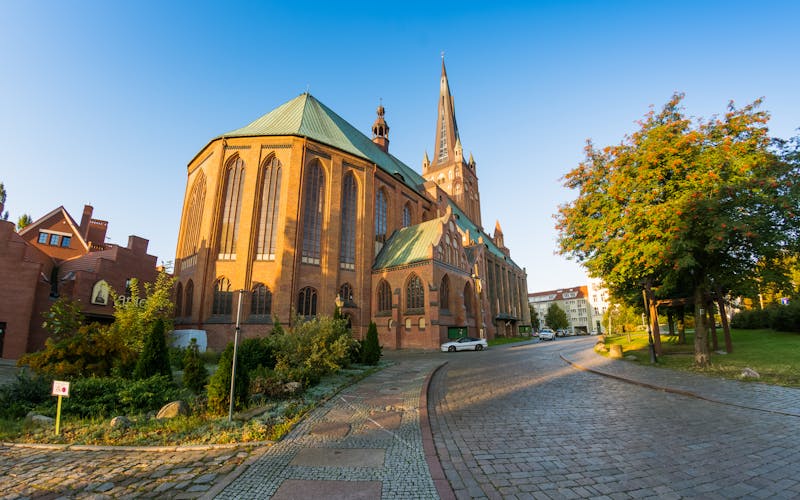 Photo of St Jacob church in Szczecin.