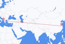 Flights from Yangzhou to Corfu