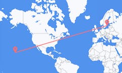 Flyreiser fra Kailua, USA til Visby, Sverige