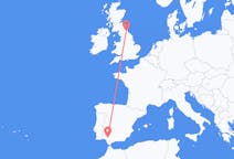 Fly fra Durham, England til Sevilla