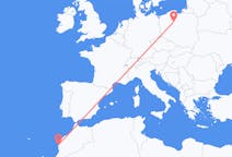 Flyreiser fra Essaouira, Marokko til Bydgoszcz, Polen